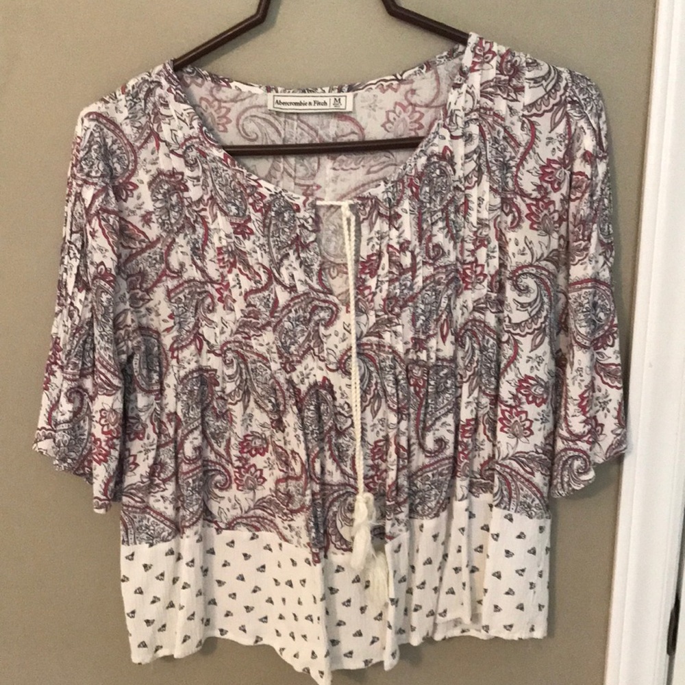 Abercrombie and Fitch cute peplum top!